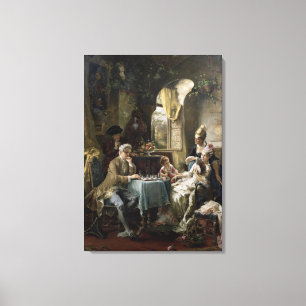 Lienzo Los jugadores de ajedrez, 1887 2