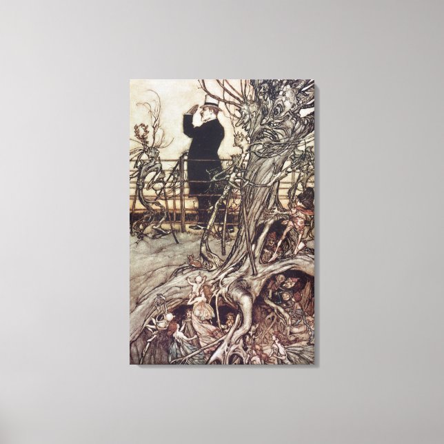 Lienzo Los Kensington Gardens están en Londres (Anverso)