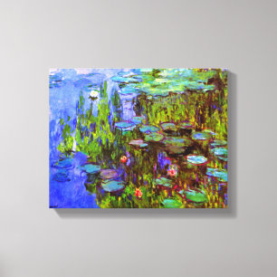 Lienzo Los lirios de agua de Claude Monet