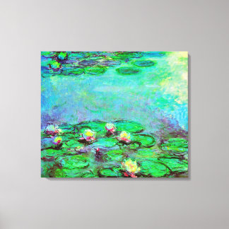 Lienzo Los lirios de agua por Claude Monet Impresionismo