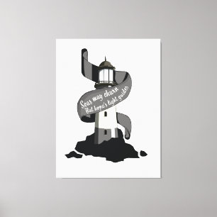 Lienzo Los mares pueden reproducirse, pero los guías de l