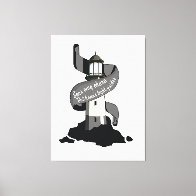 Lienzo Los mares pueden reproducirse, pero los guías de l (Anverso)