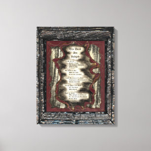 Lienzo Los muertos son juzgados