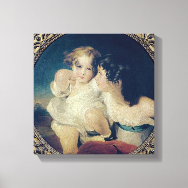 Lienzo Los niños de Calmady (Anverso)