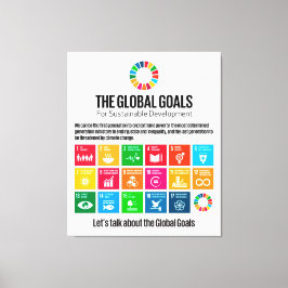 Lienzo Los Objetivos Mundiales para el Desarrollo Sosteni