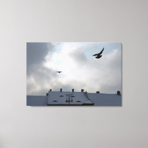 Lienzo Los ojos de la ciudad