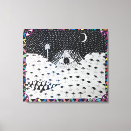 Lienzo Los ojos que todos ven: