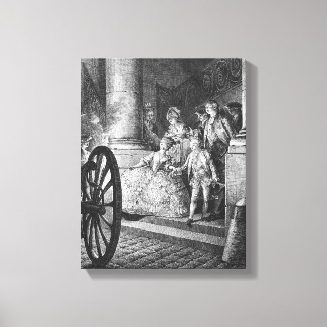 Lienzo Los padrinos pequeños (Anverso)