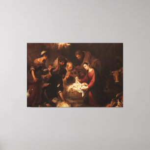 Lienzo Los Pastores de Natividad 1668