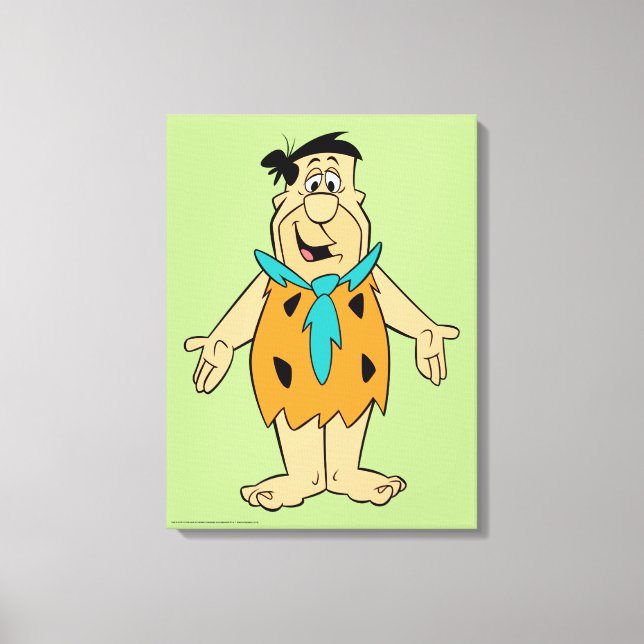 Lienzo Los Picapiedra | Fred Flintstone (Anverso)