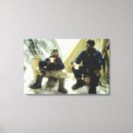 Lienzo Los primeros hombres en conquistar la colina del E