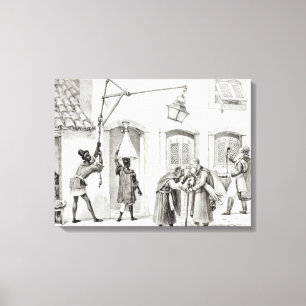 Lienzo Los primeros trabajos de la mañana