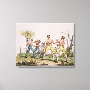 Lienzo Los Pugilists, platean 31 'de la historia del