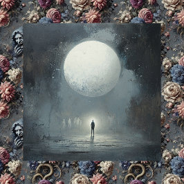 Lienzo Los Que Vieron Antes del Después — Surrealismo Gót