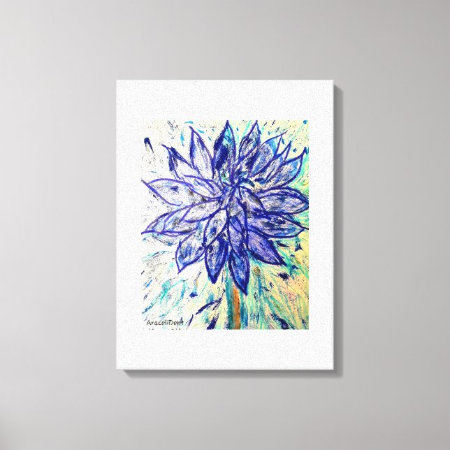 Lienzo Los raros Dahlia (Anverso)