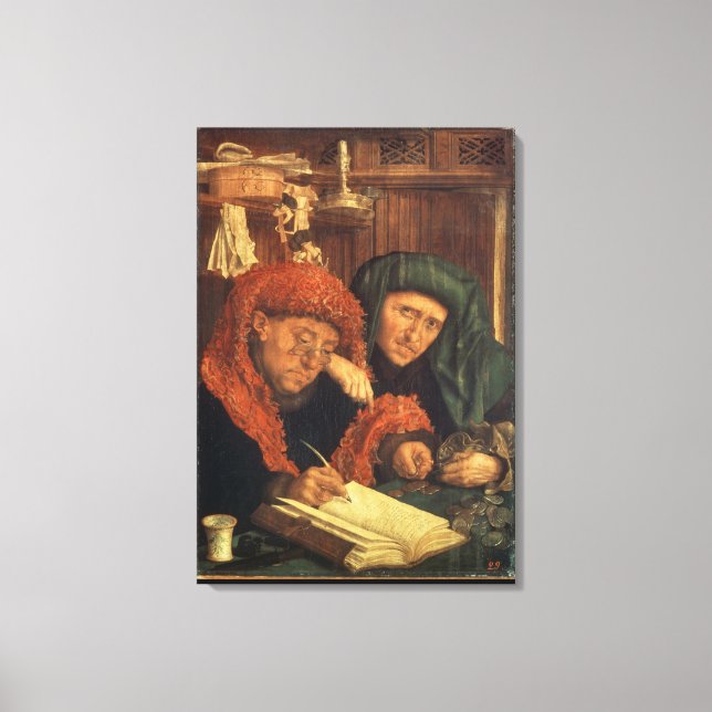 Lienzo Los recaudadores de impuestos, 1550 (Anverso)