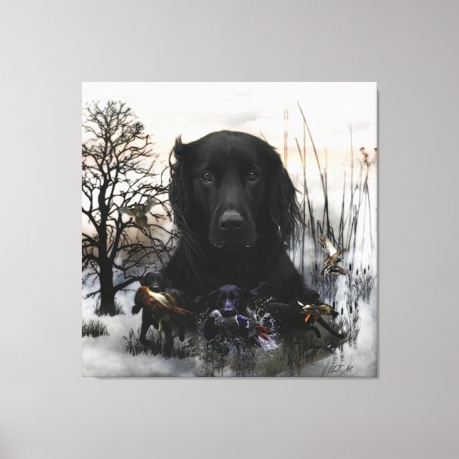 Lienzo Los recuperadores de oro negros (Anverso)