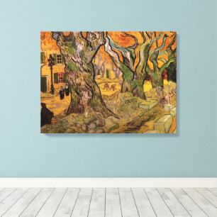 Lienzo Los reparadores de caminos por Vincent van Gogh