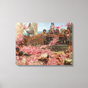 Lienzo Los Rosas de Heliogabalus (antiguo lujo romano)