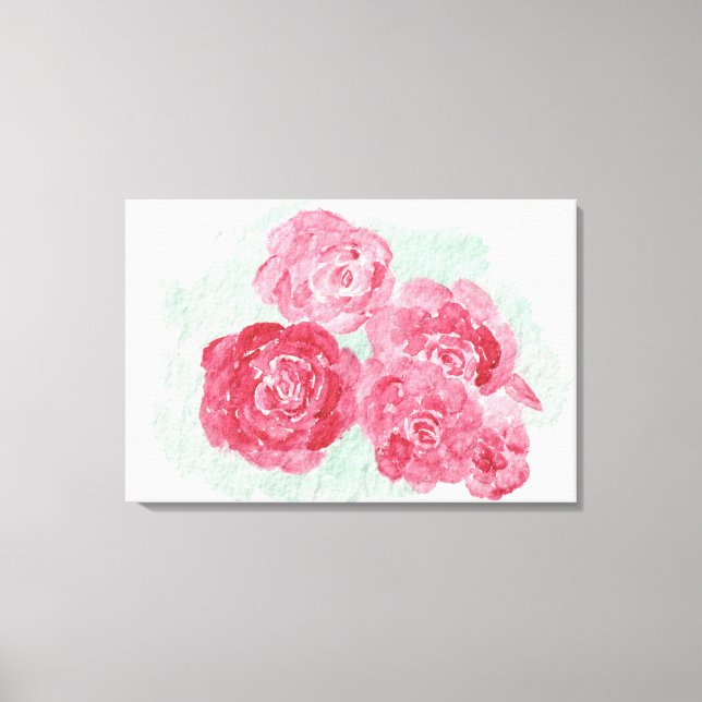 Lienzo Los rosas son rojos (Anverso)