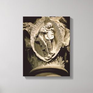 Lienzo "Los sonidos de la música", capital de la columna 