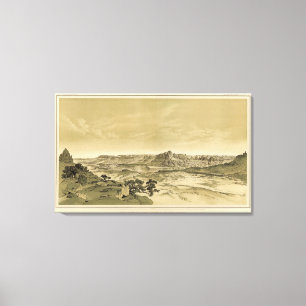 Lienzo Los templos y las torres del Virgen