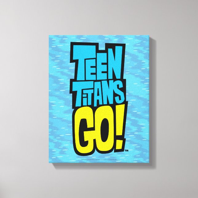 Lienzo ¡Los titanes adolescentes se van! | Logotipo (Anverso)