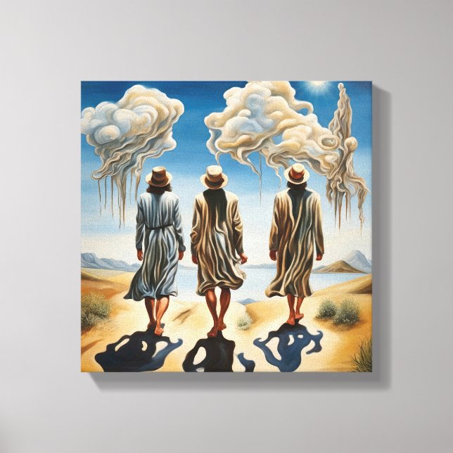 Lienzo Los tres sabios (Anverso)