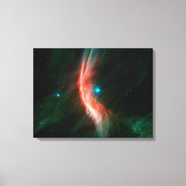 Lienzo Los Vientos Estelares Salen De Zeta Ophiuchi. (Anverso)