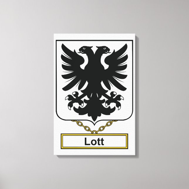 Lienzo Lott Family Crest (Anverso)