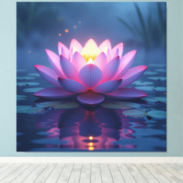 Lienzo „Lotus – Blüte der Reinheit und Erleuchtung“