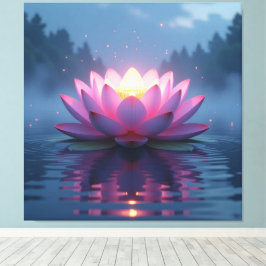 Lienzo „Lotus – Blüte der Reinheit und Erleuchtung“