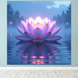 Lienzo „Lotus – Blüte der Reinheit und Erleuchtung“