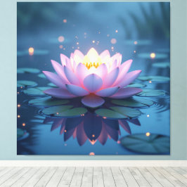 Lienzo „Lotus – Blüte der Reinheit und Erleuchtung“
