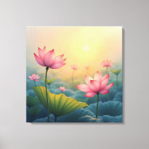 Lotus Field al amanecer