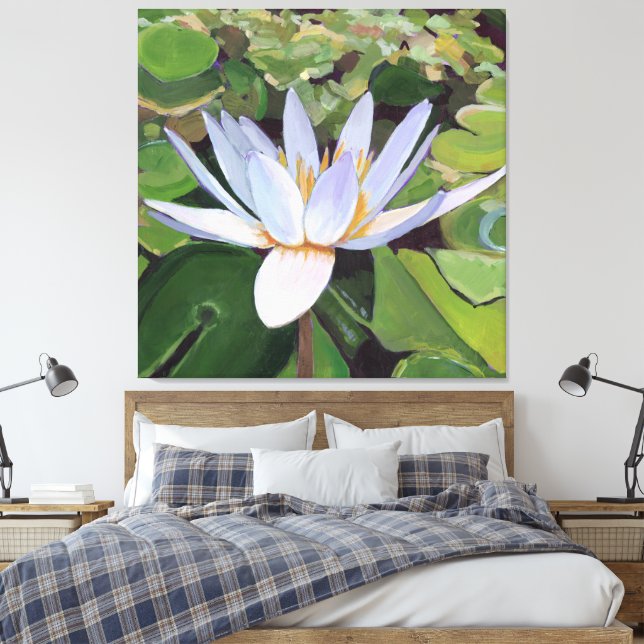 Lienzo Lotus Lily Large Floral (Insitu(Dormitorio))