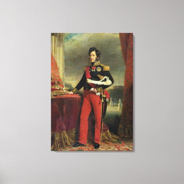 Lienzo Louis-Philippe I , Rey de Francia (Anverso)