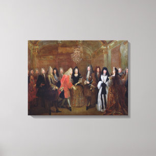 Lienzo Louis XIV acoge con satisfacción al elector de