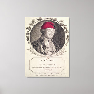 Lienzo Louis XVI que lleva un capo phrygian