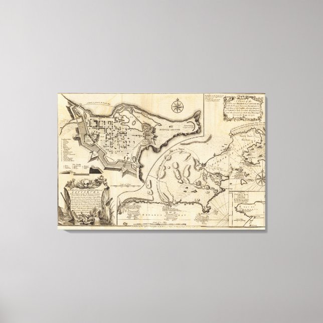 Lienzo Louisburg (Anverso)