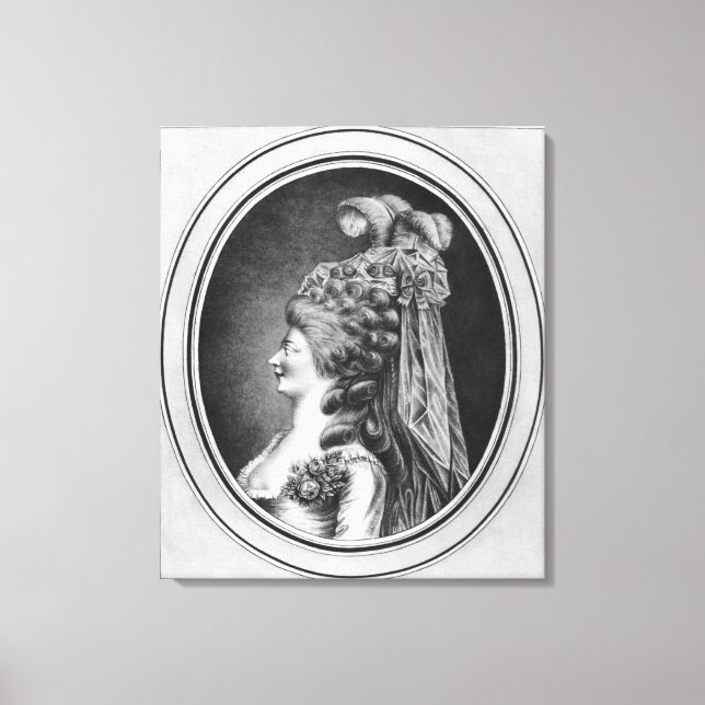 Lienzo Louise Contat de Parny en el papel de Suzanne (Anverso)