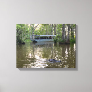Lienzo Louisiana Swamp Tour Canvas Print
