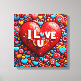 Lienzo Love design Canvas Print