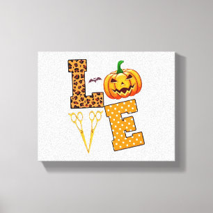Lienzo Love Halloween Hairstylista