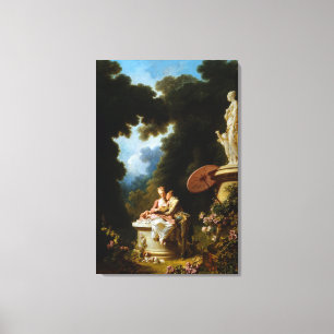 Lienzo <Love Letters> por Jean Honore Fragonard