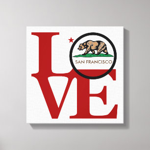 Lienzo LOVE Squared San Francisco