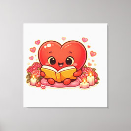 Lienzo Love Stories Begin Within the Heart