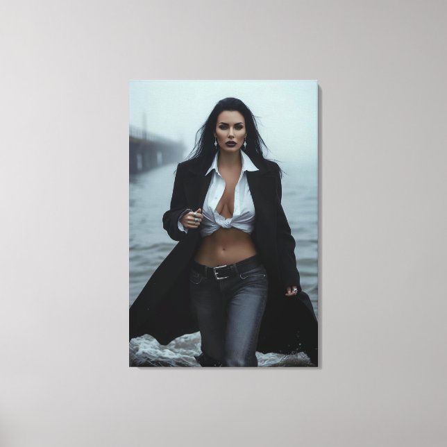 Lienzo Low Tide Authority (Anverso)