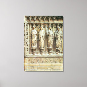 Lienzo (LtoR) el anuncio y el Visitation, la derecha