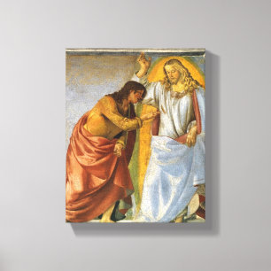 Lienzo Luca Signorelli: Cristo y el Thomas que duda